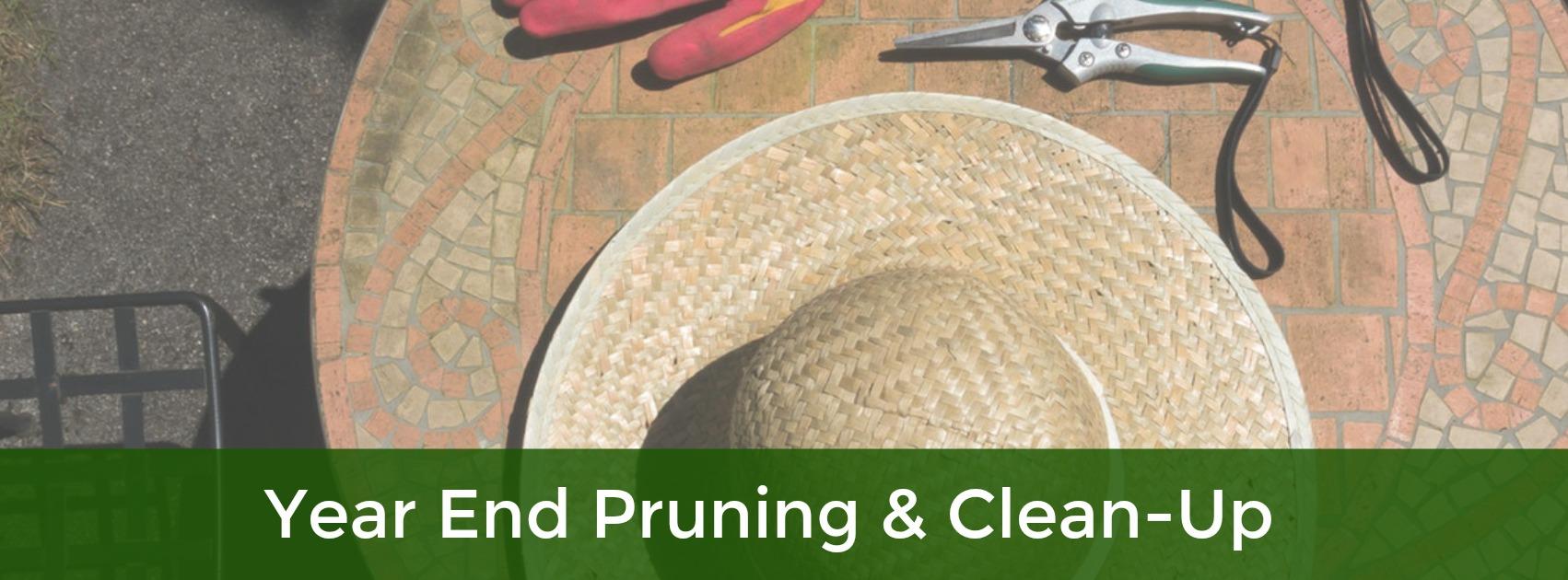 Year End Clean-Up & Pruning Guidelines