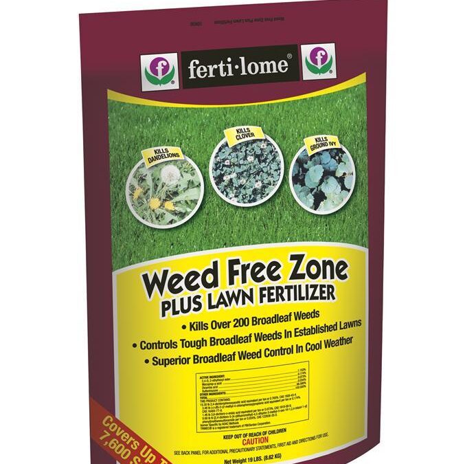 FL Weed Free Zone Plus Lawn Fertilizer 10930 pouch angle ic 2 ...